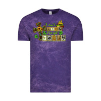 Cloud Purple i dont need luck ive got jesus Vintage Tee - CowGirlArtShop