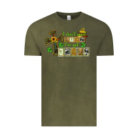 Vintage Olive i dont need luck ive got jesus Vintage Tee - CowGirlArtShop