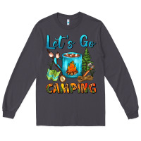 Smoke Let's Go Camping Coffee Mug Long Sleeve Tee - FaDigitalArtStudio