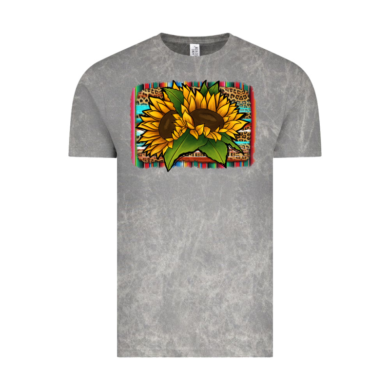 Sunflower Serape Leopard Background Vintage Tee by Jasminsmagicworld | Teevron