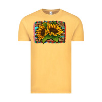 Vintage Mustard sunflower serape leopard background Vintage Tee - Jasminsmagicworld