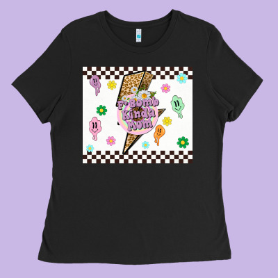 F Bomb Kinda Mom Ladies Tee Designed By Tumblerdesignbyshophia