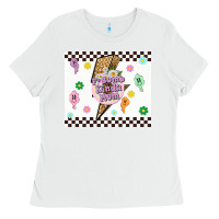 White f bomb kinda mom Ladies Tee - TumblerDesignByShophia