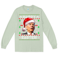 Matcha Santa Joe Biden Happy Easter Ugly Christmas Long Sleeve Tee - maiPhamDesign