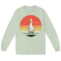 Matcha Retro Vintage Duck Long Sleeve Tee - maiPhamDesign