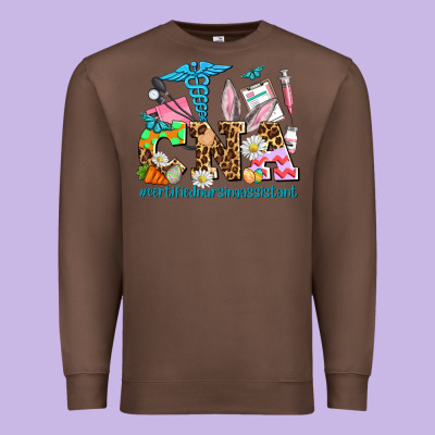 Easter Cna Certified Nursing Assistant Premium Sweatshirt Designed By Adodesignshop
