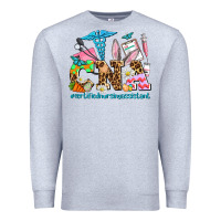 Heather Grey easter cna certified nursing assistant Premium Sweatshirt - AdoDesignShop