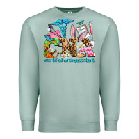 Seafoam easter cna certified nursing assistant Premium Sweatshirt - AdoDesignShop
