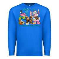 True Royal easter cna certified nursing assistant Premium Sweatshirt - AdoDesignShop