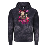 Cloud Black Valentine's Day shut up and kiss me Holstein Cow Vintage Hoodie - FaDigitalArtStudio