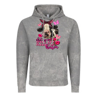 Cloud Rock Valentine's Day shut up and kiss me Holstein Cow Vintage Hoodie - FaDigitalArtStudio
