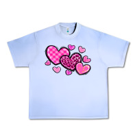 Grape Ice love hearts Urban Heavy Tee - OliviaCreatesArt
