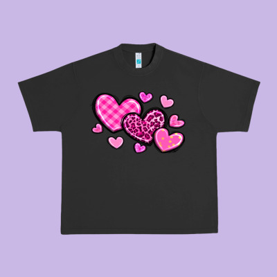 Love Hearts Urban Heavy Tee Designed By Oliviacreatesart