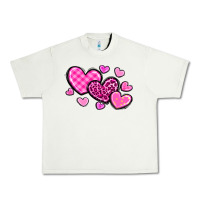 Pistachio love hearts Urban Heavy Tee - OliviaCreatesArt