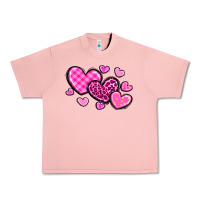 Salmon love hearts Urban Heavy Tee - OliviaCreatesArt