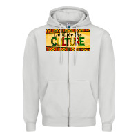 Dove Grey do it for the culture license plate Zipper Hoodie - BarkalooDesign