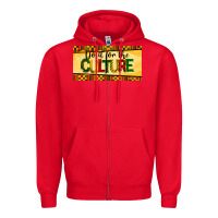 Red do it for the culture license plate Zipper Hoodie - BarkalooDesign