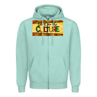 Seafoam do it for the culture license plate Zipper Hoodie - BarkalooDesign