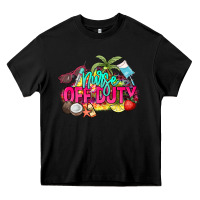 Black Nurse off duty Heavy Core Tee - NancyCooperArtShop
