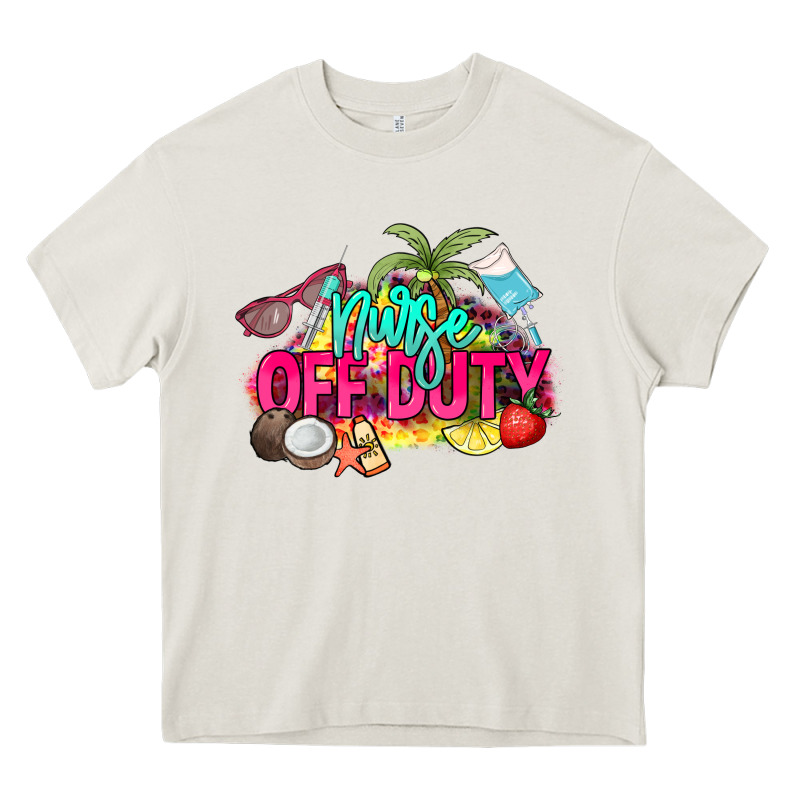 Nurse Off Duty Heavy Core Tee by NancyCooperArtShop | Teevron