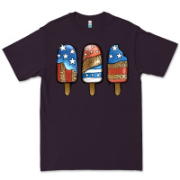 Plum patriotic leopard popsicles Premium Tee - Jasminsmagicworld