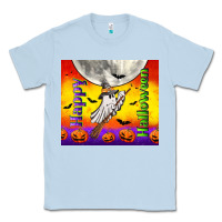 Dusty Blue happy halloween Classic Tee - TumblerDesignByShophia