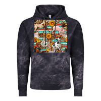 Cloud Black Western Leopard Farm Animals Seamless Pattern Vintage Hoodie - FaDigitalArtStudio