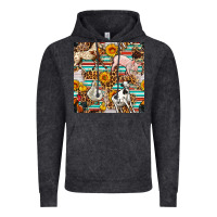 Vintage Arctic Western Leopard Farm Animals Seamless Pattern Vintage Hoodie - FaDigitalArtStudio