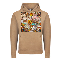 Vintage Coffee Western Leopard Farm Animals Seamless Pattern Vintage Hoodie - FaDigitalArtStudio