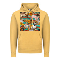 Vintage Mustard Western Leopard Farm Animals Seamless Pattern Vintage Hoodie - FaDigitalArtStudio