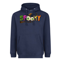 Navy spooky Heavyweight Hoodie - AdoDesignShop