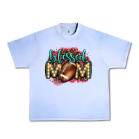 Grape Ice blessed american football mom lightbulb letters Urban Heavy Tee - OliviaCreatesArt