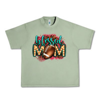 Oil Green blessed american football mom lightbulb letters Urban Heavy Tee - OliviaCreatesArt