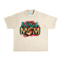 Sandshell blessed american football mom lightbulb letters Urban Heavy Tee - OliviaCreatesArt