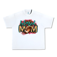 White blessed american football mom lightbulb letters Urban Heavy Tee - OliviaCreatesArt
