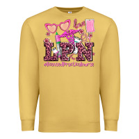 Antique Gold valentines day lpn licensed practical nurse Premium Sweatshirt - AdoDesignShop