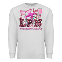 Dove Grey valentines day lpn licensed practical nurse Premium Sweatshirt - AdoDesignShop