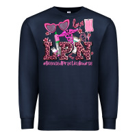 Navy valentines day lpn licensed practical nurse Premium Sweatshirt - AdoDesignShop