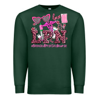 Sports Green valentines day lpn licensed practical nurse Premium Sweatshirt - AdoDesignShop