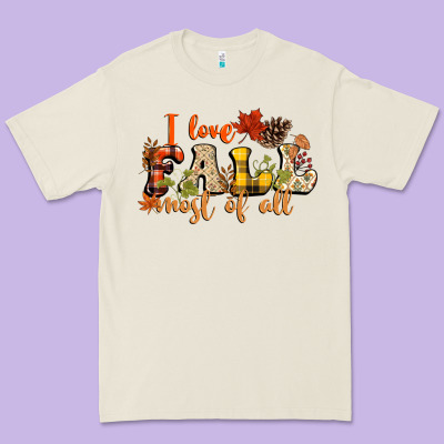 I Love Fall Most Of Fall Premium Tee Designed By Nancycooperartshop