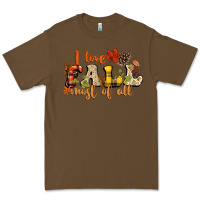 Cacao I love Fall most of Fall Premium Tee - NancyCooperArtShop