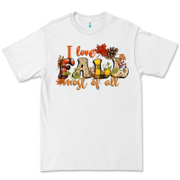 White I love Fall most of Fall Premium Tee - NancyCooperArtShop