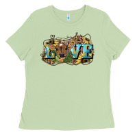 Matcha Love baby Cow Ladies Tee - HowdyJamesFarm