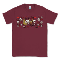 Burgundy for the love of the game baseball Classic Tee - Jasminsmagicworld
