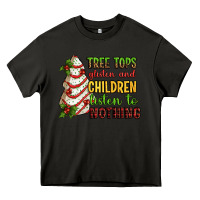 Asphalt Tree tops glisten and children listen to nothing Heavy Core Tee - RanaPortraitStore