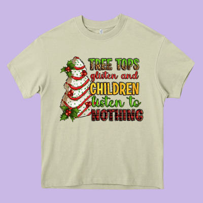 Tree Tops Glisten And Children Listen To Nothing Heavy Core Tee Designed By Ranaportraitstore