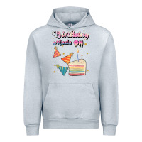 Heather Grey birthday mode on Urban Hoodie - JahusDesignShop