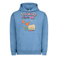 Pigment Pebble Blue birthday mode on Urban Hoodie - JahusDesignShop