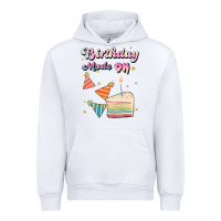 White birthday mode on Urban Hoodie - JahusDesignShop
