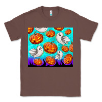 Chestnut halloween pumpkins with ghosts Classic Tee - TumblerDesignByShophia